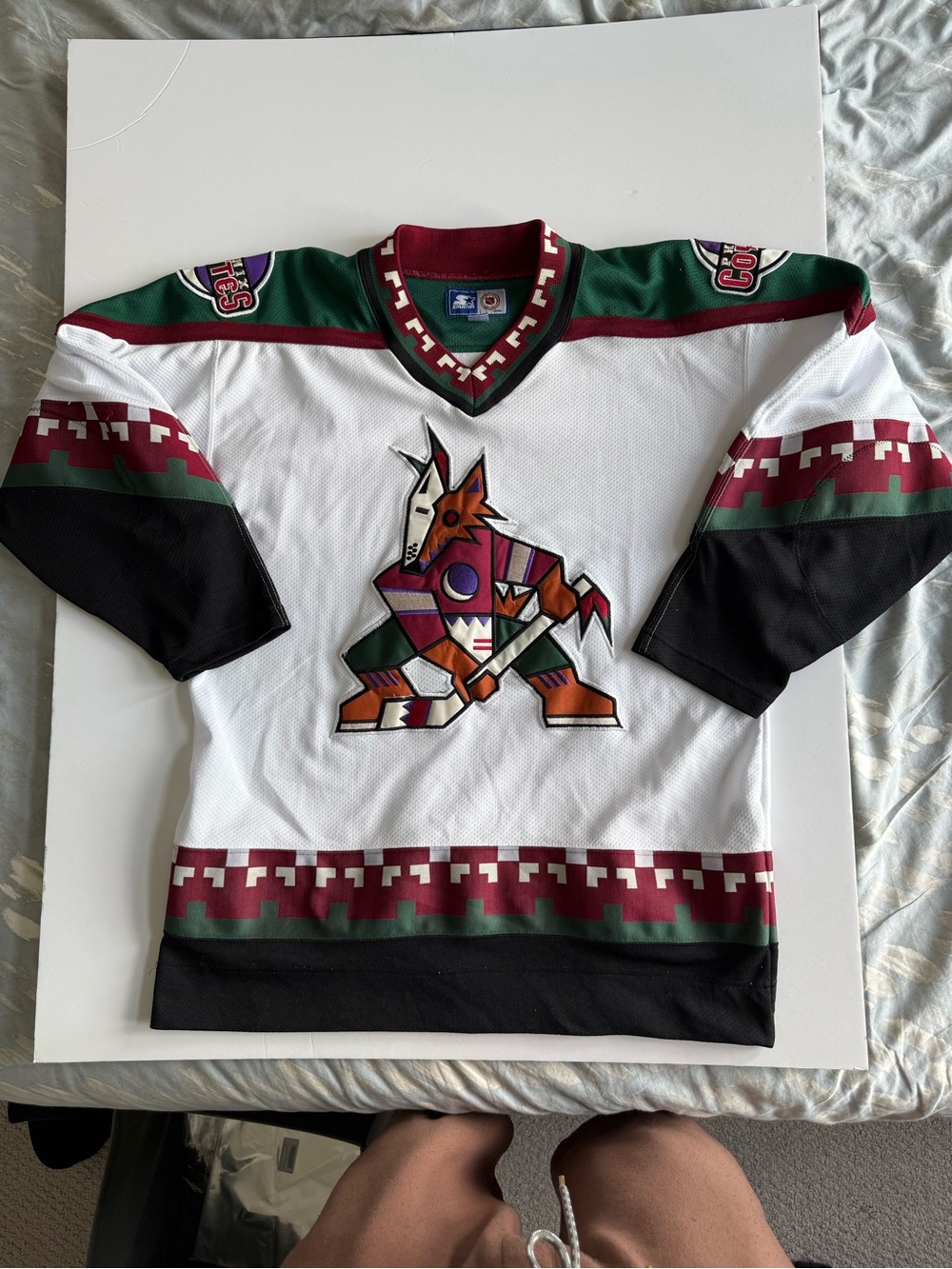 Vintage Phoenix Coyotes Starter Jersey Size M Perfect Condition